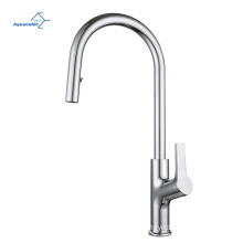 Aquacubic CE approved high quality brass pull out kitchen faucet